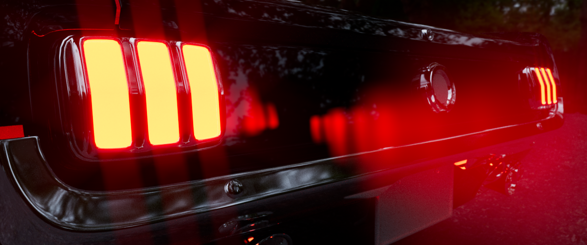 Car Chase Project back-light screen test