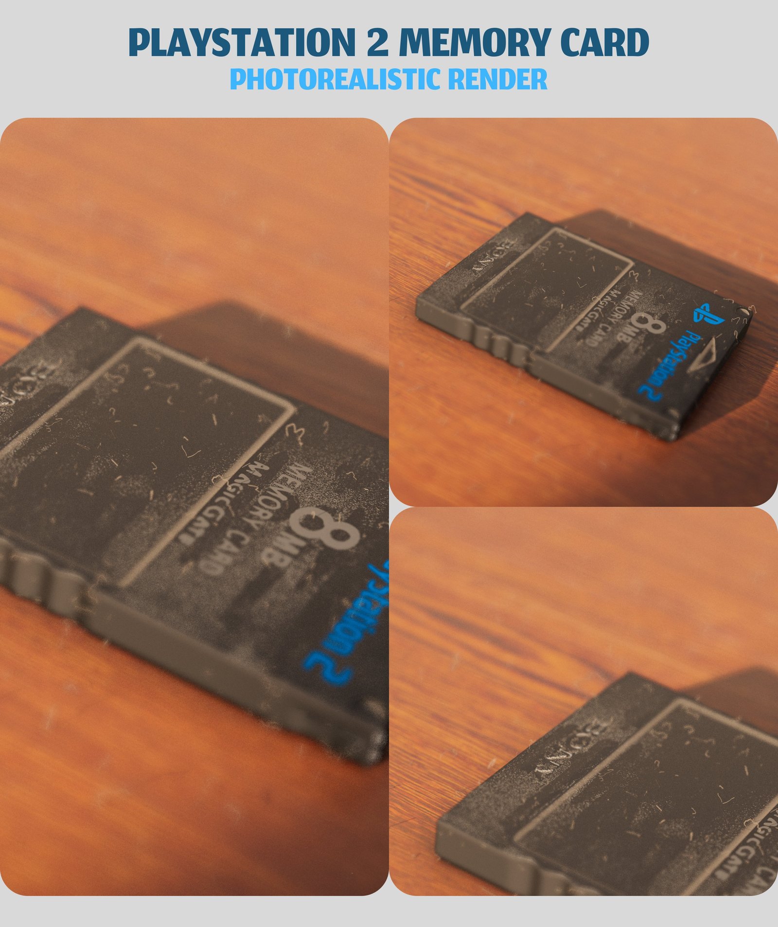 PlayStation 2 memory card overview board